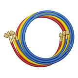 Jogo Mangueira Manifold 1 80m R134a R12 R22 Com Conexões