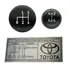 Jogo Manoplas + Plaqueta Toyota Bandeirantes 4 Marchas S/red