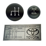 Jogo Manoplas Plaqueta Toyota