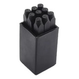 Jogo Marcador Pino Punção Números 12 5mm Marcação Algarismo