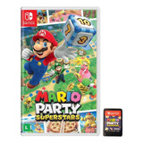 Jogo Mario Party Superstars Nintendo Switch Mídia Física