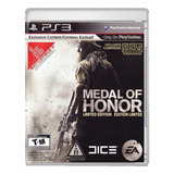 Jogo Medal Of Honor Ed Limitada Ps3 Mídia Fisica Original