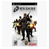 Jogo Metal Gear Solid: Portable Ops (greatest Hits) Psp Novo