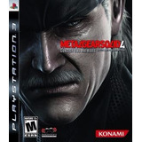 Jogo Metal Gear Solid 4 Guns For Patriots Ps3 Mgs4 Snake