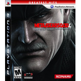 Jogo Metal Gear Solid 4 Para Playstation 3 (fisico) Ps3 Ntsc