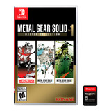 Jogo Metal Gear Solid Master Collection Vol 1 Switch Físico