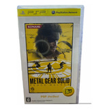Jogo Metal Gear Solid Peace Walker Playstation Psp Japonês