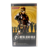 Jogo Mídia Física Psp - Metal Gear Solid Portable Ops Jp