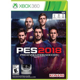 Jogo Mídia Física Raridade Pes 2018 Para Xbox 360