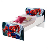 Jogo Mini Cama Infantil Personagem Homem Aranha C Colchão