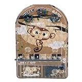 Jogo Mini Game Pinball Clássico Animais Macaco Brinquedo Interativo Fliperama