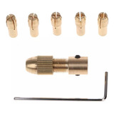 Jogo Mini Mandril Acoplável Mandril P Motor Kit 7 Pçs 2 35