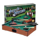Jogo Mini Mesa Sinuca Bilhar Snooker Infantil