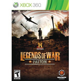 Jogo Ntsc History Legends Of War Patton Para Xbox 360