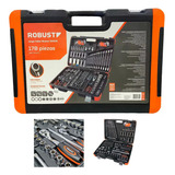 Jogo Oficina Master Maleta Com 178 Ferramentas 5000r Robust