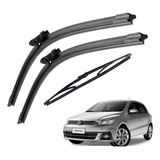 Jogo Paleta Limpador Bosch Vw Gol G6 Traseira 2013 A 2018