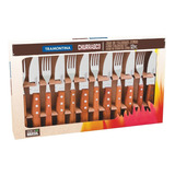 Jogo Para Churrasco Tramontina 12 Peças Jumbo Garfo Faca Cor