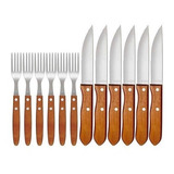Jogo Para Churrasco Tramontina 12 Peças Jumbo Garfo Faca