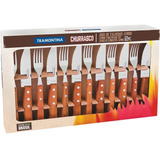 Jogo Para Churrasco Tramontina 12 Peças Jumbo Garfo Faca