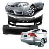 Jogo Parachoque Dianteiro Traseiro New Civic 2009 2010 2011
