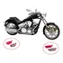 Jogo Pastilha Freio Vt1300 Fury 2010/... (diant+tras)