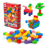 Jogo Peças De Montar Formas De Engrenagem Brinquedo Plakt