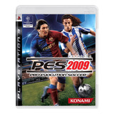Jogo Pes 2009 Pro Evolution Soccer Ps3 Físico (seminovo)