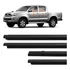Jogo Pestana Borracha Externa Toyota Hilux 2005 Até 2015