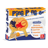 Jogo Ping Pong Com 2 Raquete 1 Bolinha 1 Rede 2 Suportes
