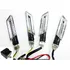 Jogo Pisca Led Seta Esportivo Moto Preto Mod U + Rele Eletr
