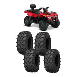 Jogo Pneu Kenda 25x10 12 25x8 12 Quadriciclo Can Am Polaris