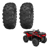 Jogo Pneu Traseiro Arisun Quadriciclo Outlander 650 26x10 12