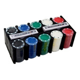 Jogo Poker Profissional Chips 200 Fichas Toalha 90x60cm