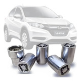 Jogo Porcas Roda Antifurto 6cra Mini M12x1 5 Honda Hr v