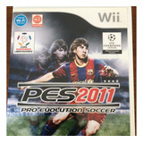 Jogo Pro Evolution Soccer 2011 Pés Wii Excelente Estado