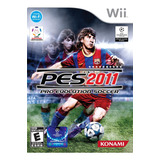 Jogo Pro Evolution Soccer Pes 2011 Wii Ntsc-us