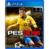 Jogo Pro Evolution Soccer pes 2016 Para Ps4 Novo Lacrado