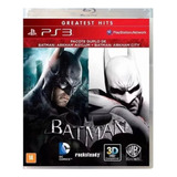 Jogo Ps3 Batman Arkham Asylum + Batman Arkham City 2cds