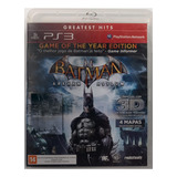 Jogo Ps3 Batman Arkham Asylum Fisico-usado C/manual