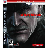 Jogo Ps3 Metal Gear Solid 4