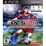 Jogo Ps3 Pro Evolution Soccer Pes 11 Físico Original