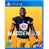 Jogo Ps4 Madden Nfl 19 Controle Real Player Motion