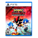 Jogo Ps5 Sonic X Shadow Generations Midia Fisica Lacrado