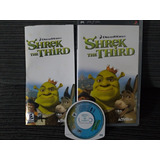 Jogo Psp Umd Shrek The Thitrd Impecável Completo 