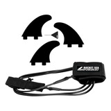 Jogo Quilhas De Encaixe M5 Leash 6 Surf 2 Giradores