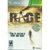Jogo Rage Xbox 360 Platinum Hits Bethesda Midia Fisica