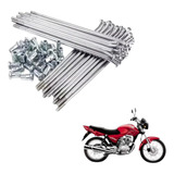 Jogo Raio Cromado Honda Cg Titan Fan Start 125 150 Lona 4mm