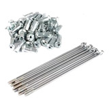 Jogo Raio Ddl 4mm Cromado Diant Tras Ybr Factor 125 Tambor