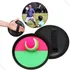 Jogo Raquete Brinquedo Pega Bolinha C  Led Bola De Ventosa
