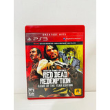 Jogo Red Dead Redemption Goty Ps3 Físico Usado Hits